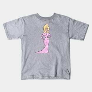 UFO space babe Kids T-Shirt